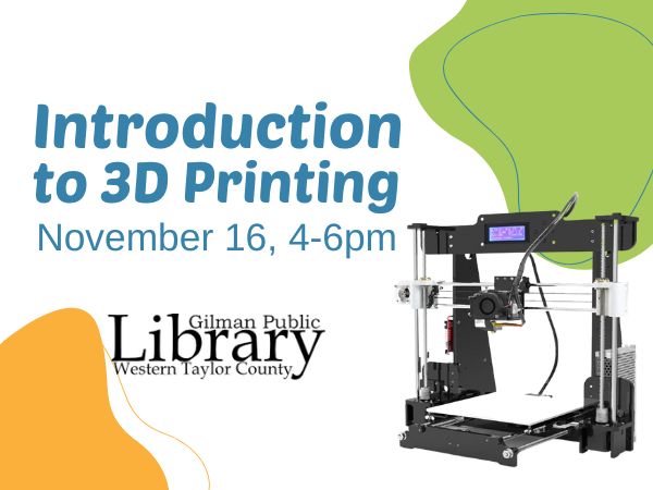 Introduction to 3d Printing… Additive Manufacturing on Nov. 16