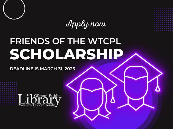 Apply for the Friends of the WTCPL $150 Scholarship!
