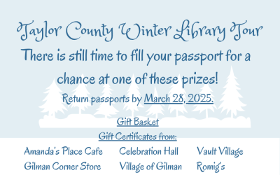 Taylor County Winter Library Tour