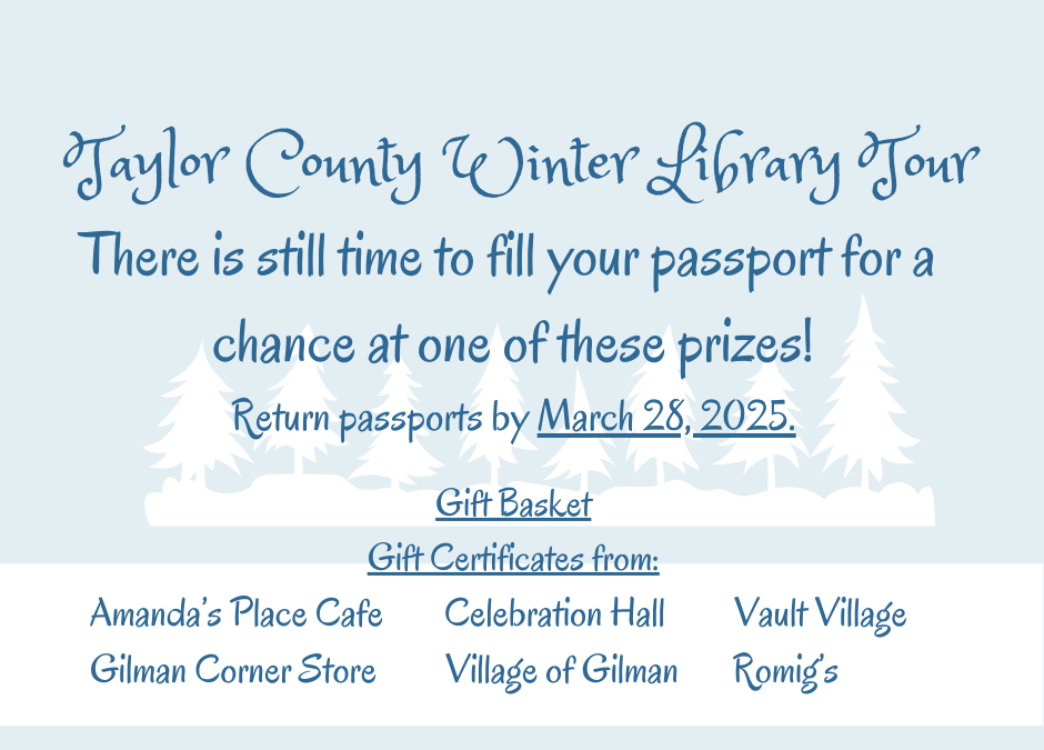 Taylor County Winter Library Tour
